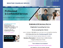 Tablet Screenshot of brightsidecounselingservices.com